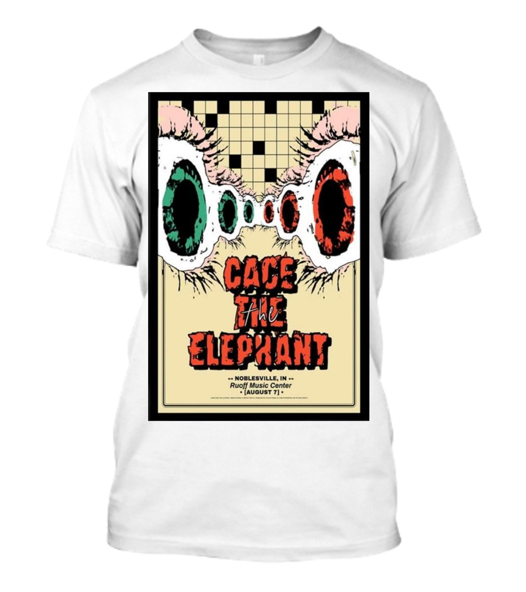 Cage The Elephant Noblesville IN Ruoff Music Center August 7 T-Shirt