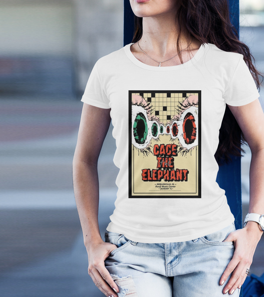 Cage The Elephant Noblesville IN Ruoff Music Center August 7 T-Shirt