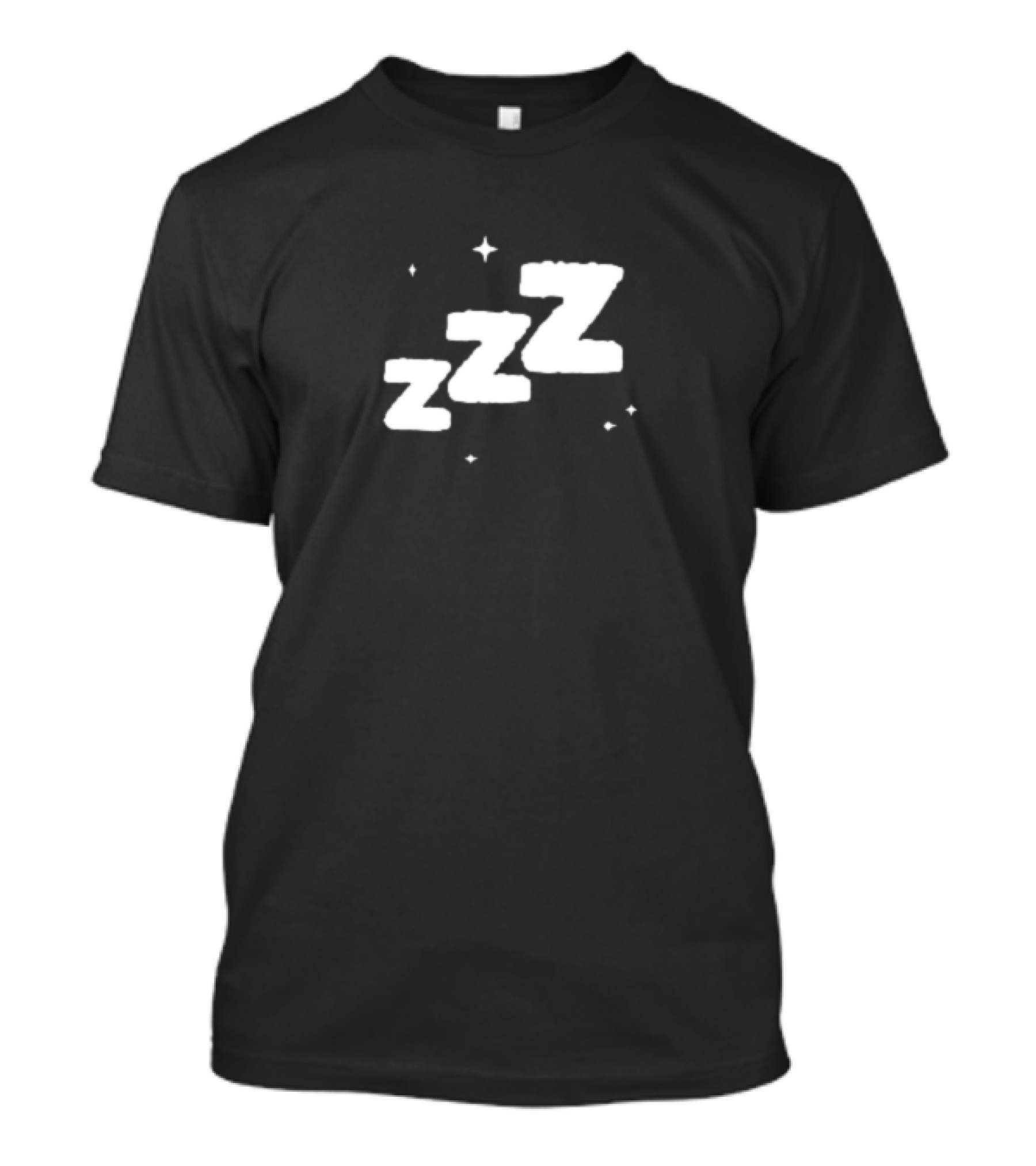ZZZ Sleep Deprived Logo With Stars T-Shirt