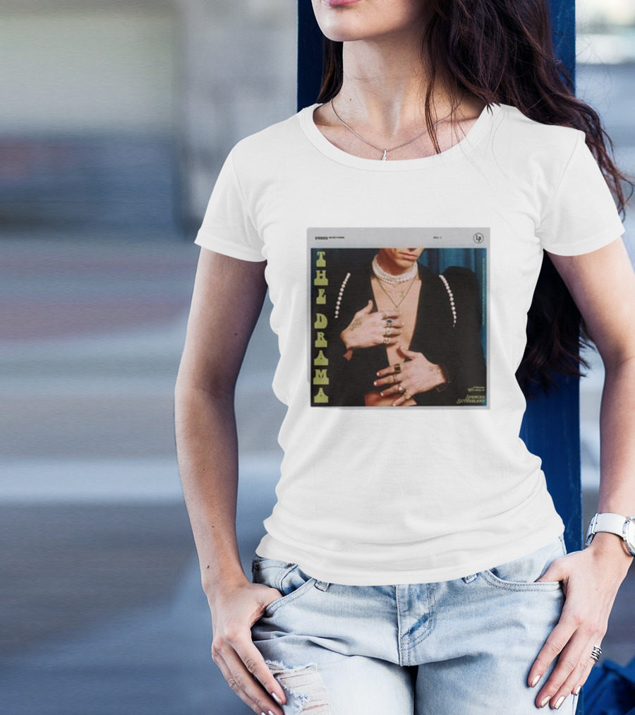Spencer Sutherland The Drama LP Cover Tattooed Hands And Pearls T-Shirt
