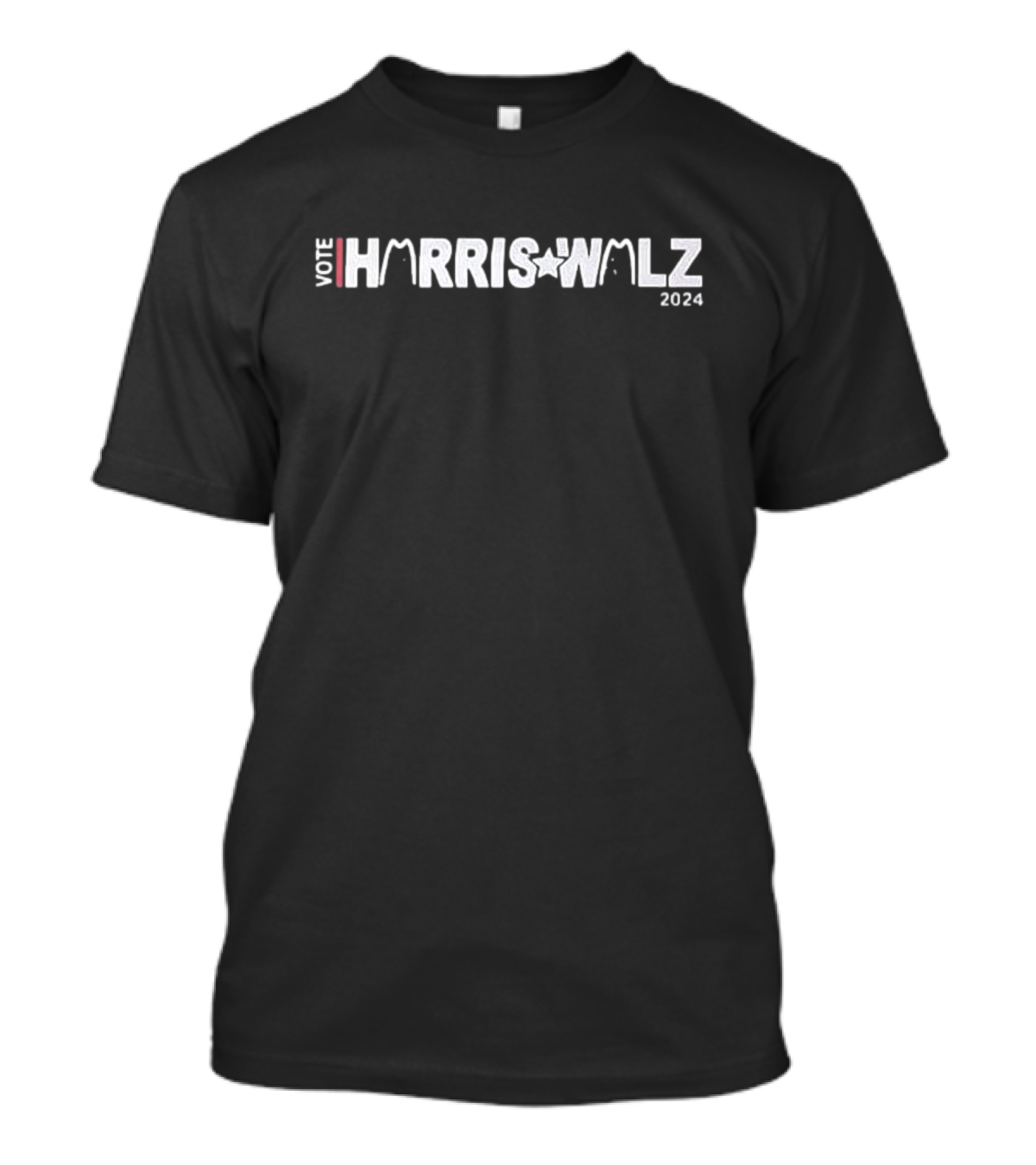 Vote Harris Walz 2024 Cat Campaign T-Shirt