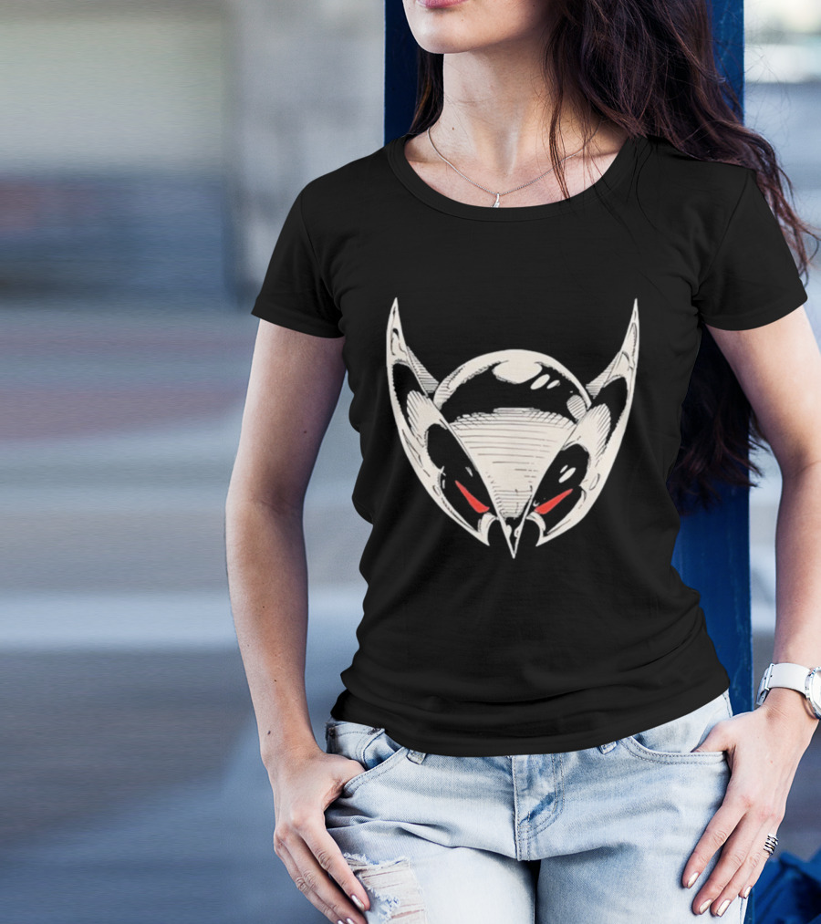 Gerard Way Shadowhawk Helmet Red Eyes T-Shirt