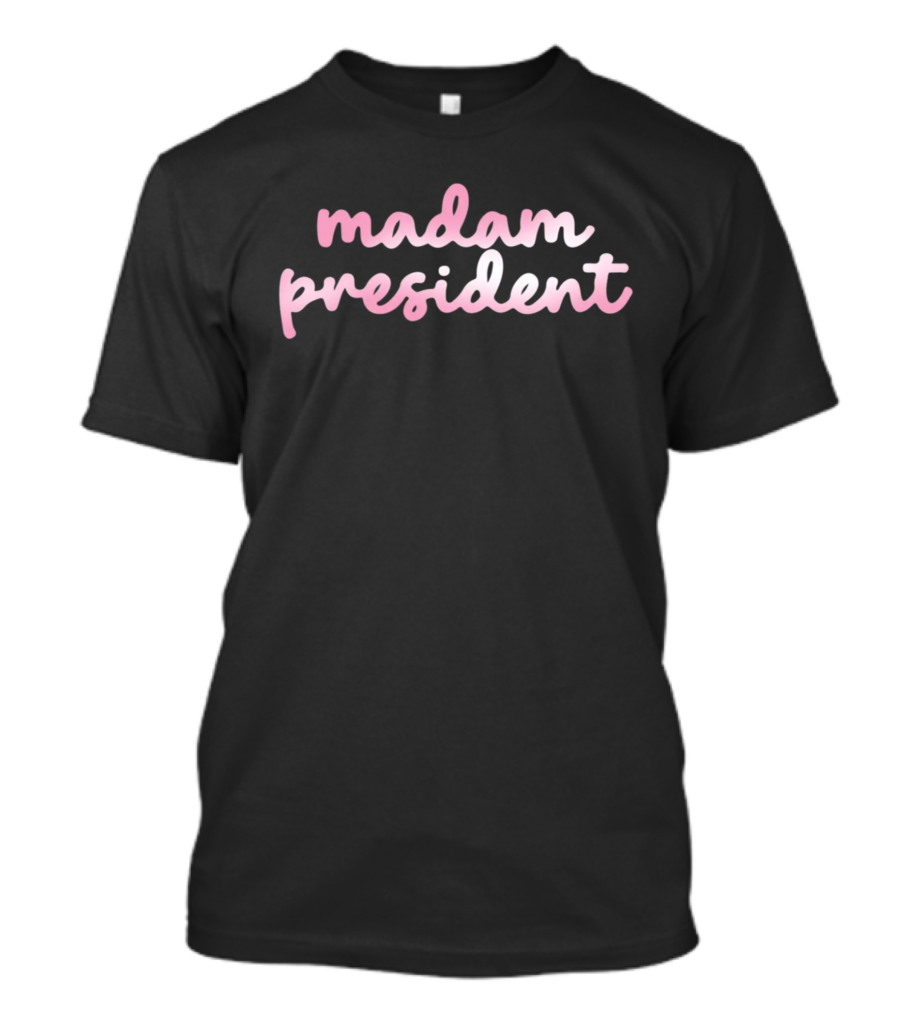 Katie Phang Madam President Text In Pink T-Shirt
