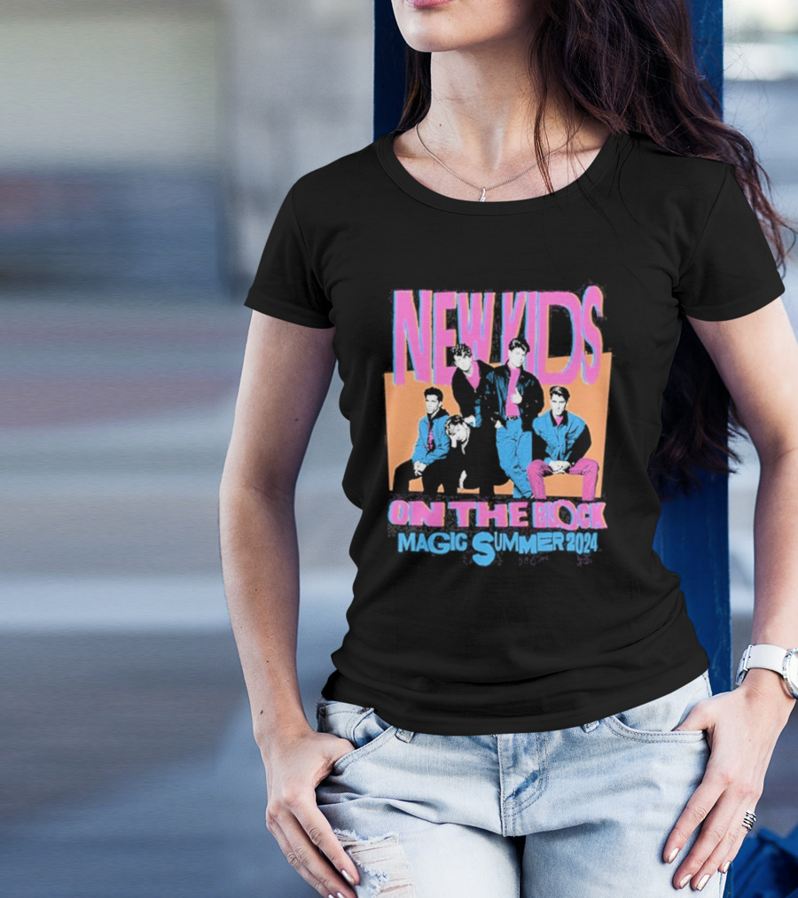 New Kids On The Block Magic Summer 2024 Vibrant Violet T-Shirt