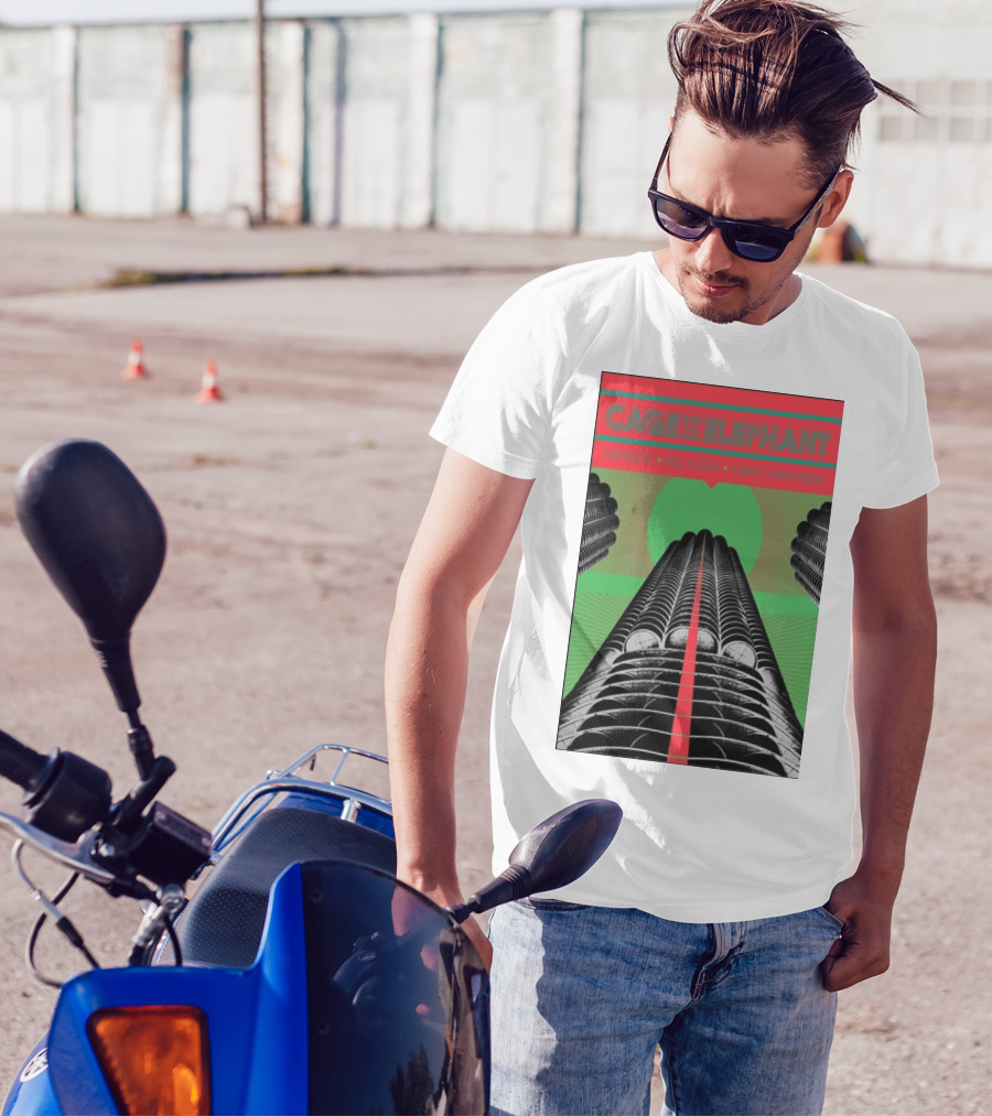 Cage The Elephant Concert August 14 2024 Credit Union 1 Arena Chicago IL T-Shirt