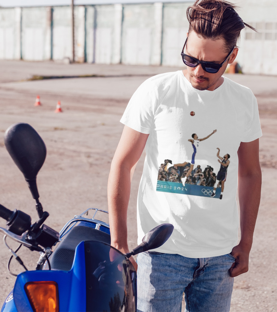 Paris 2024 Stephen Curry Keldon Johnson Chef Curry Basketball T-Shirt