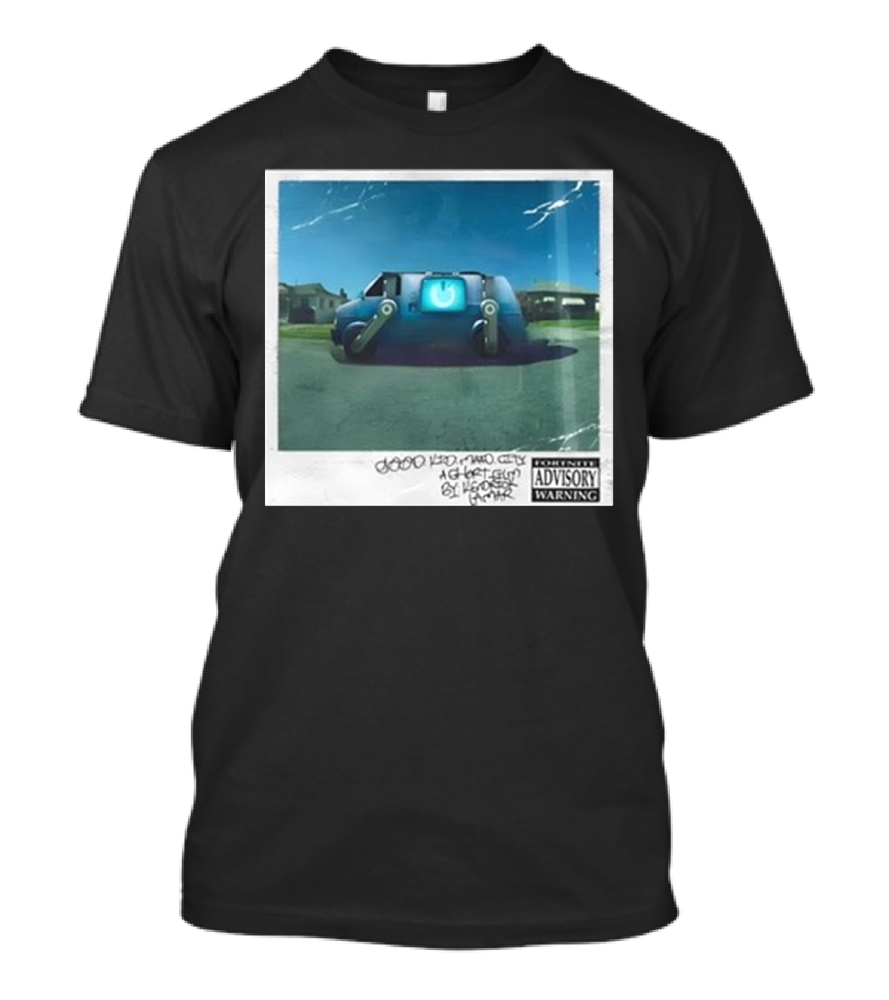Funnyahhtees Good Kid M.A.A.D City Reboot Van Parental Advisory Kendrick Lamar T-Shirt