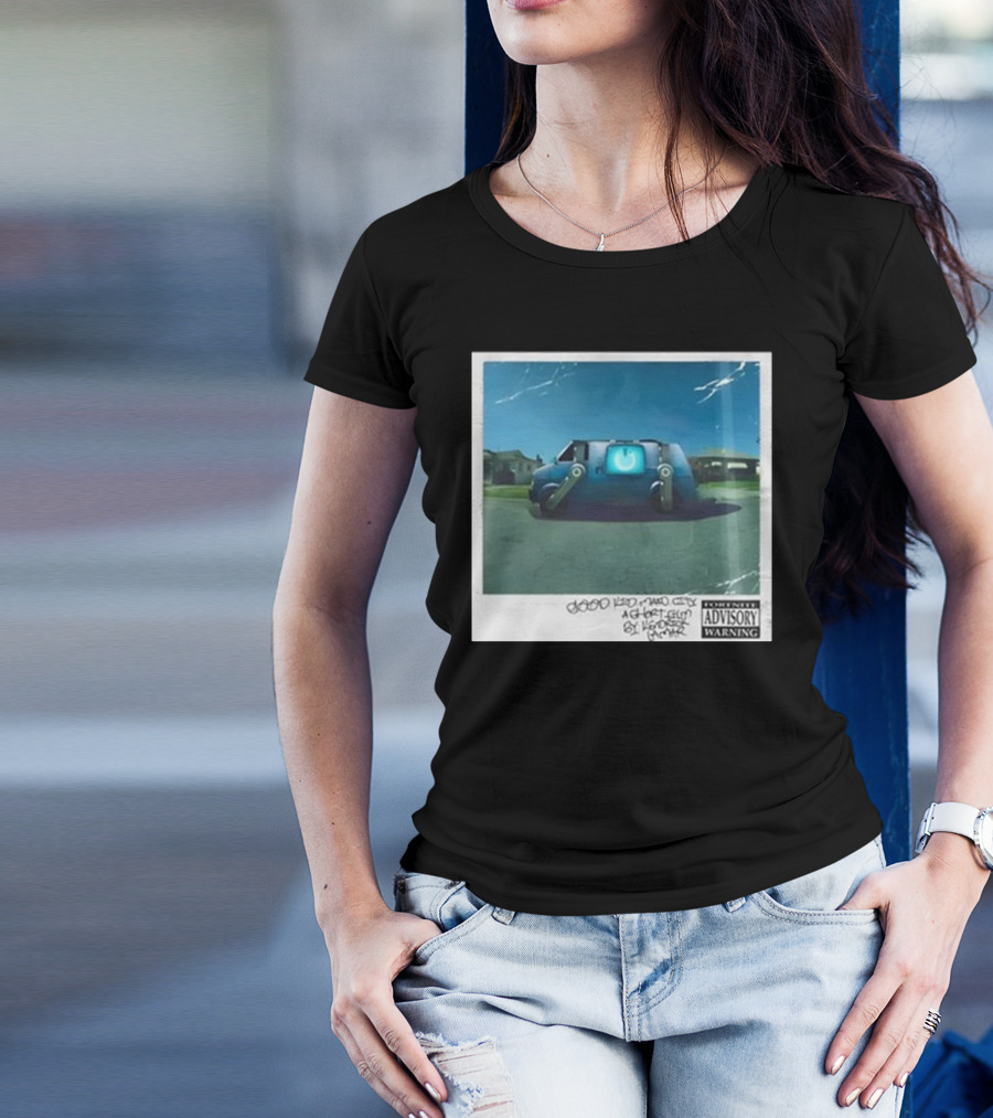 Funnyahhtees Good Kid M.A.A.D City Reboot Van Parental Advisory Kendrick Lamar T-Shirt
