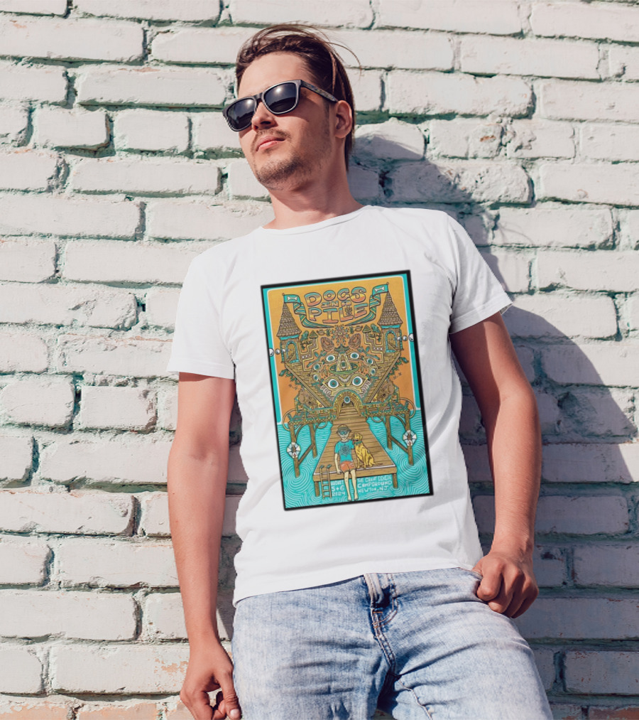 Dogs In A Pile August 5 And 6, 2024 The Great Divide Campground Newton NJ Colorful Abstract T-Shirt
