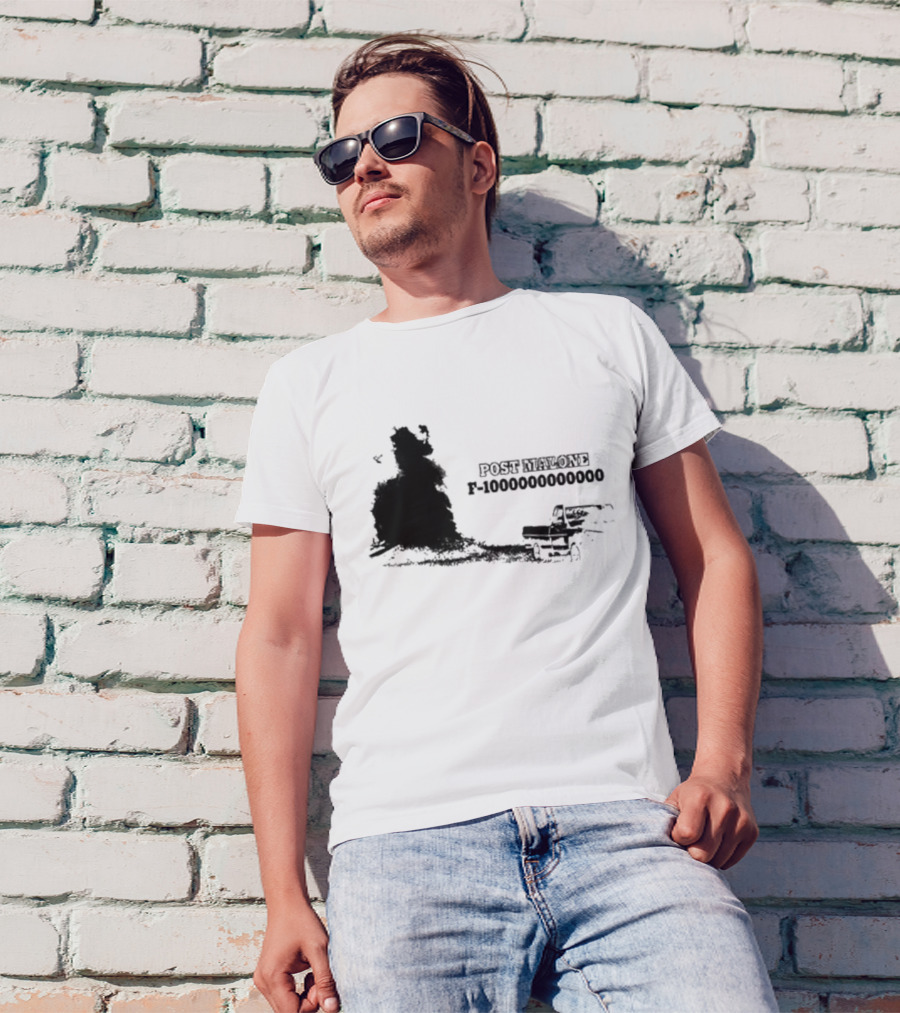 Post Malone F-1000000000000 Yellow Truck Scene T-Shirt