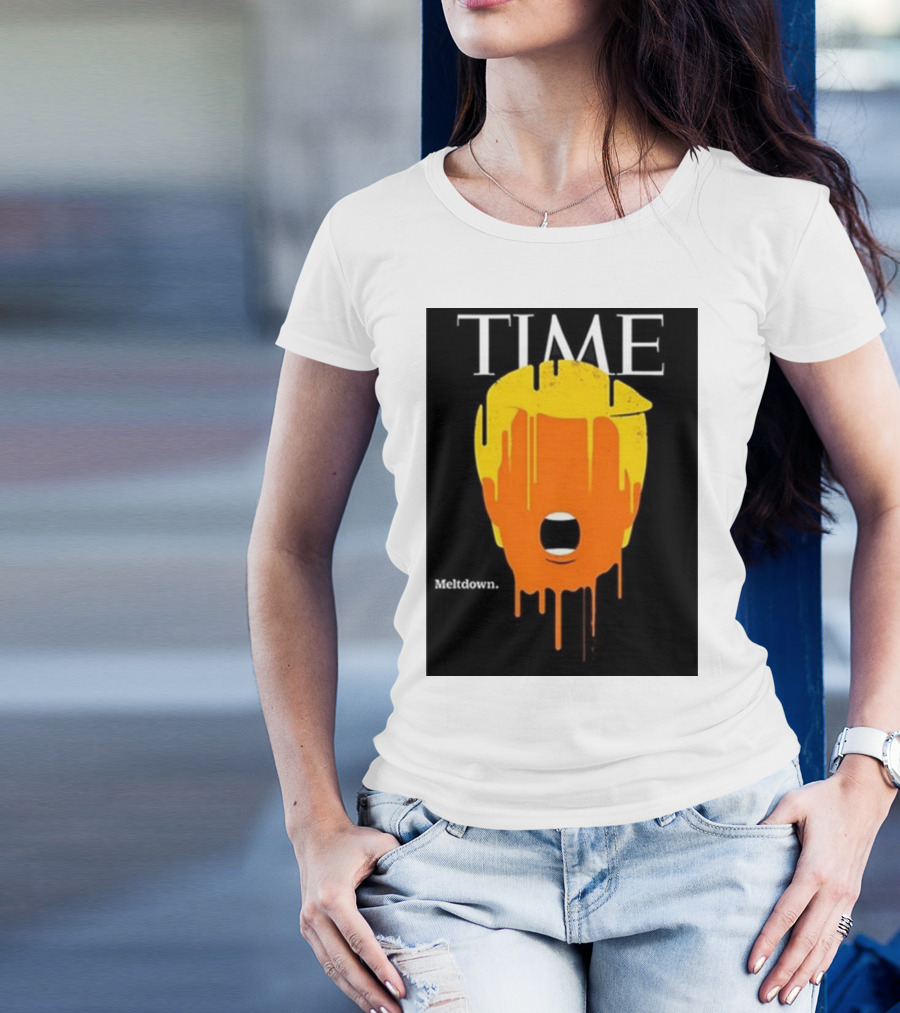 Time Meltdown Sophie Louise Delquié Donald Trump T-Shirt