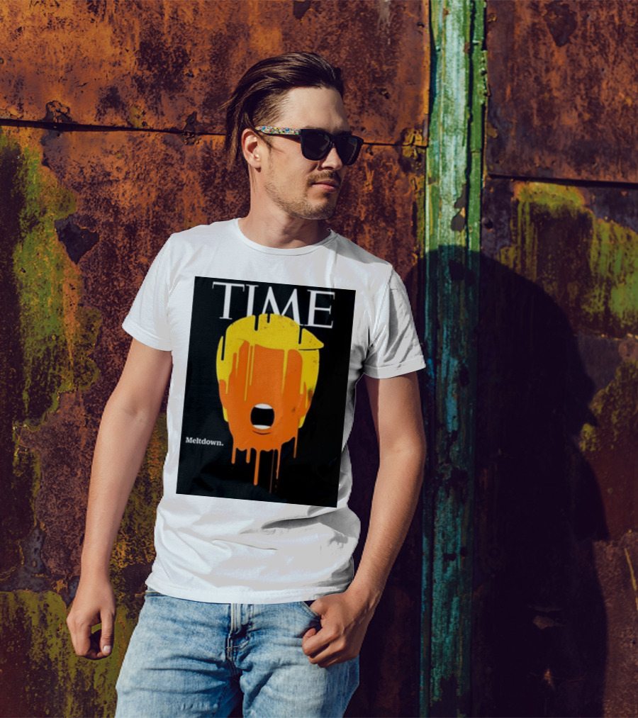 Time Meltdown Sophie Louise Delquié Donald Trump T-Shirt