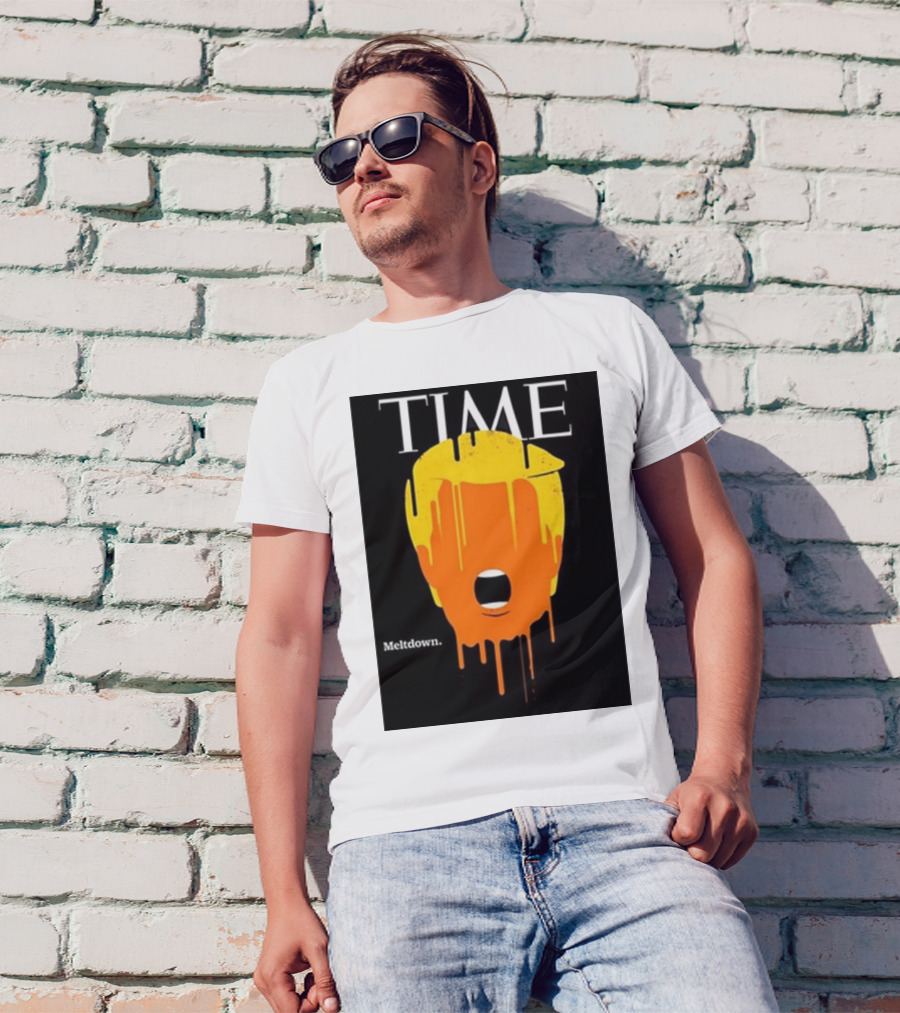 Time Meltdown Sophie Louise Delquié Donald Trump T-Shirt