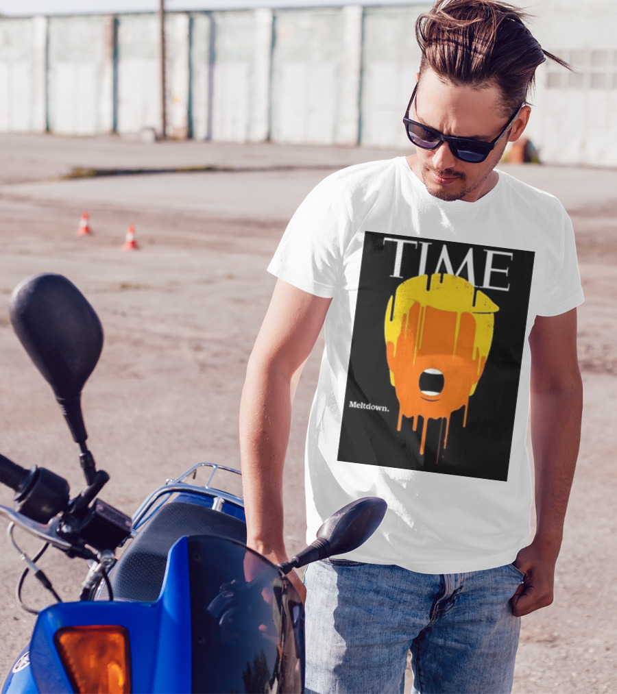 Time Meltdown Sophie Louise Delquié Donald Trump T-Shirt