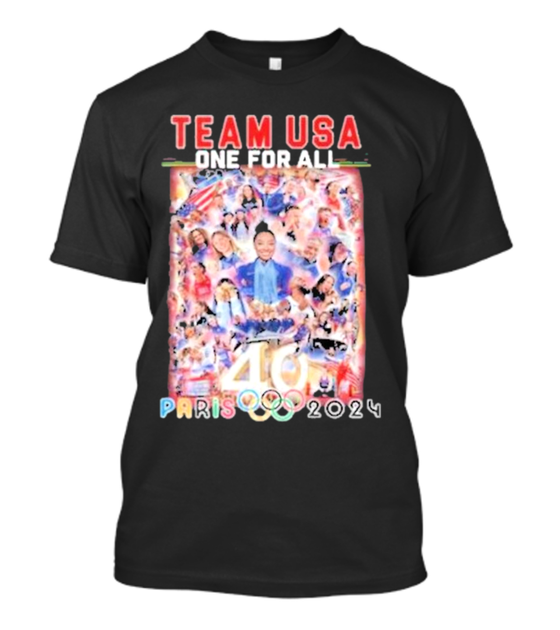 Team USA One For All Paris 2024 Olympic 46 T-Shirt