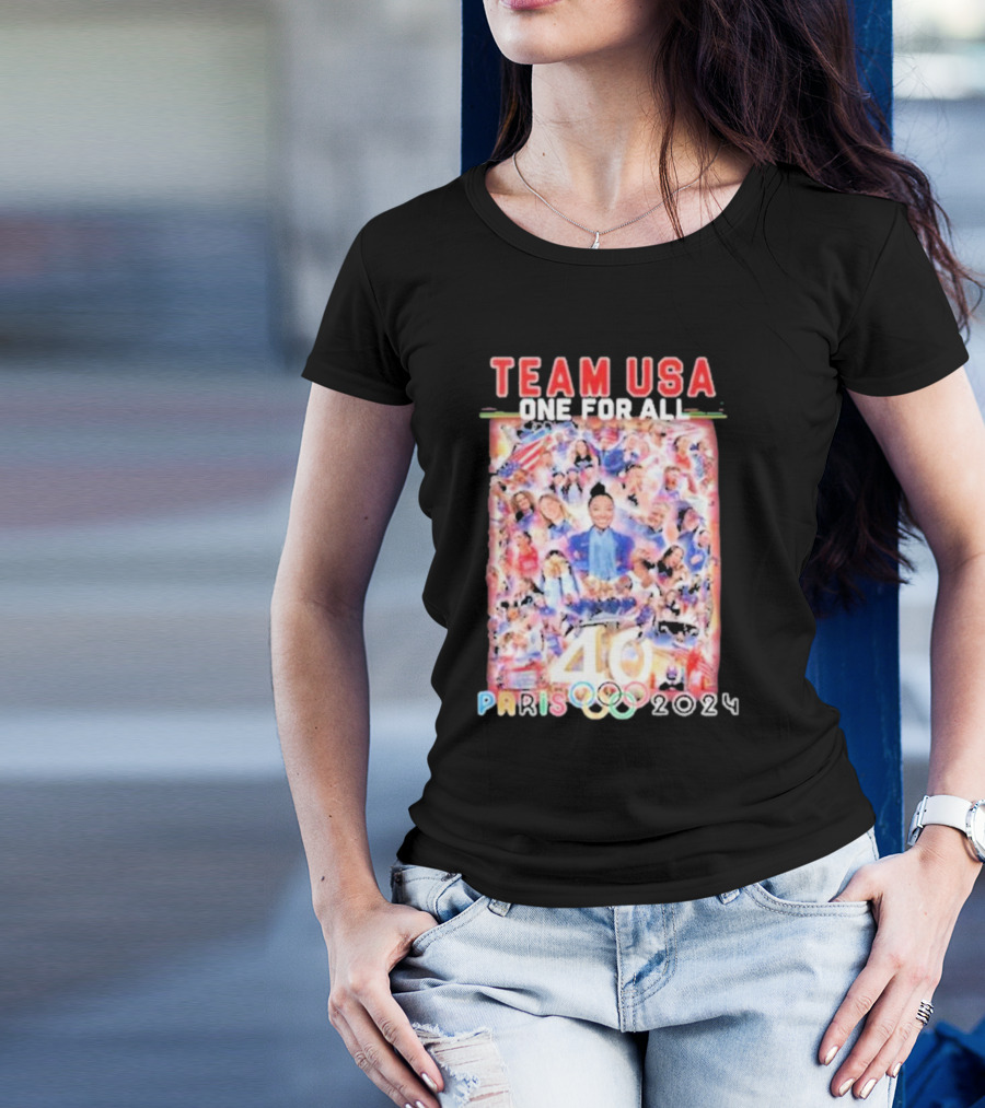 Team USA One For All Paris 2024 Olympic 46 T-Shirt