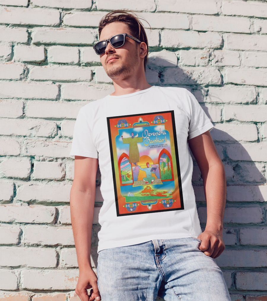 Devendra Banhart Live At Henry Miller Library Big Sur CA October 3 2024 Event Psychedelic T-Shirt