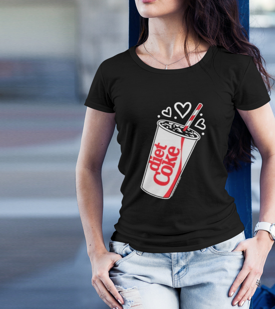 Diet Coke Heart 2024 Bubbles T-Shirt
