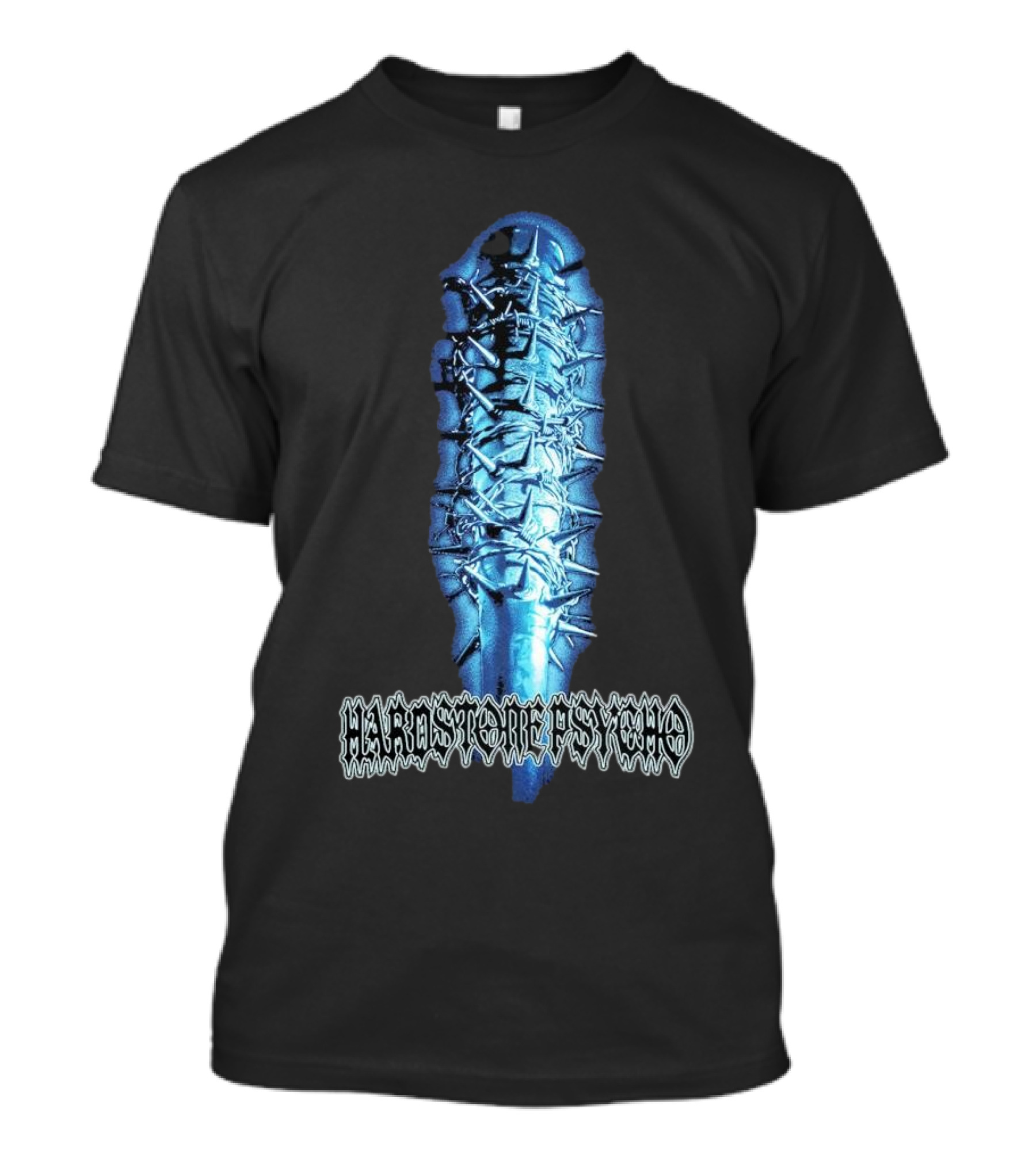 Hardstone Psycho Barbed Wire Wrapped Baseball Bat T-Shirt