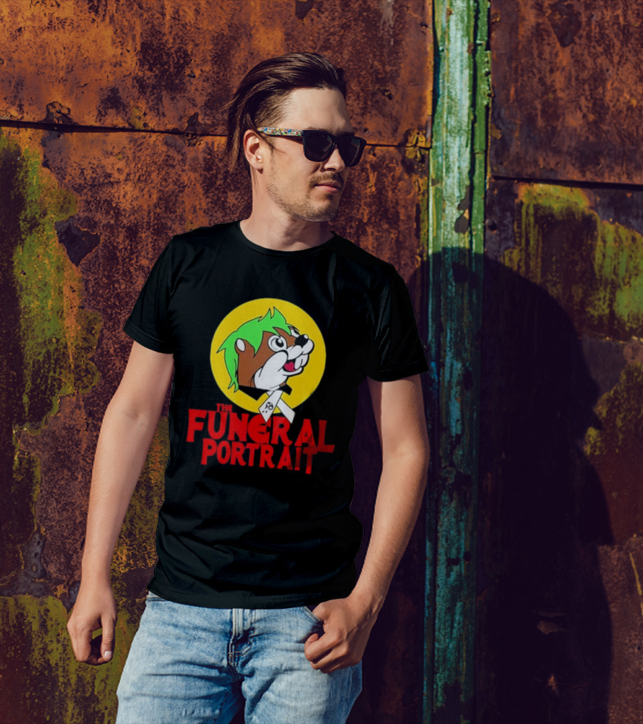 The Funeral Portrait Cartoon Mascot Circle T-Shirt