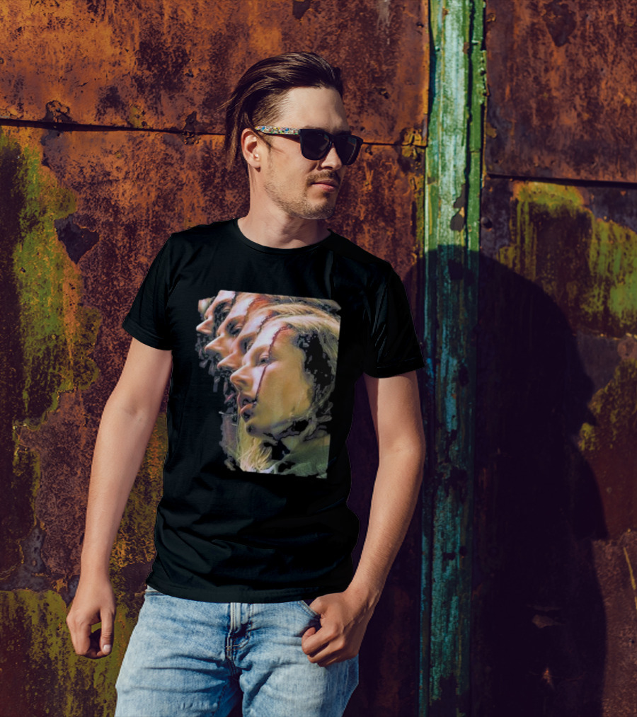 Neon Cuckoo Infinity Mind Warp Faces T-Shirt