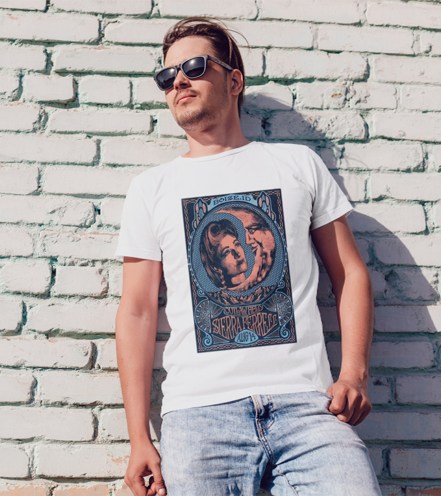 Boise ID Outlaw Field Sierra Ferrell August 14 2024 Tour T-Shirt