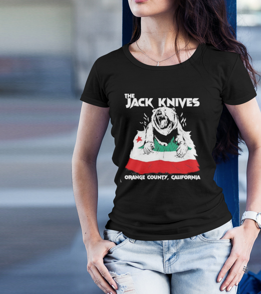 The Jack Knives Bear Orange County California T-Shirt