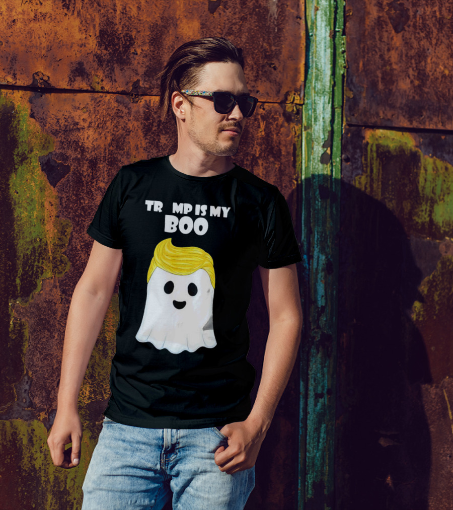 Trump Is My Boo Halloween Ghost Hair T-Shirt