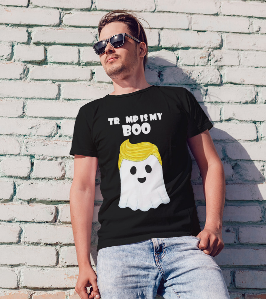 Trump Is My Boo Halloween Ghost Hair T-Shirt