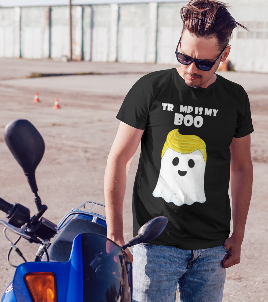 Trump Is My Boo Halloween Ghost Hair T-Shirt