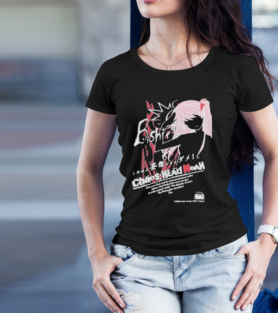 Chaos Head Noah Bishōjo Anime Waifu Manga Styling T-Shirt