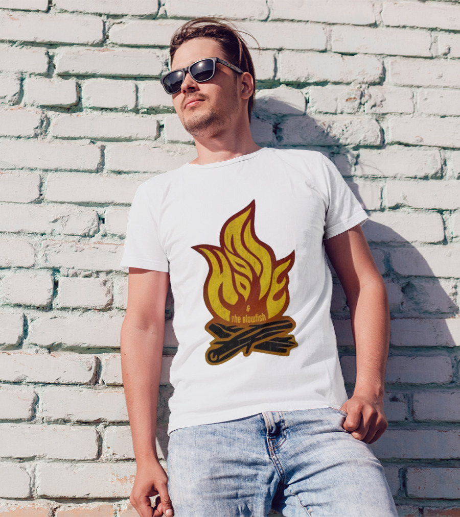 Hootie And The Blowfish Campfire Flame Logs T-Shirt