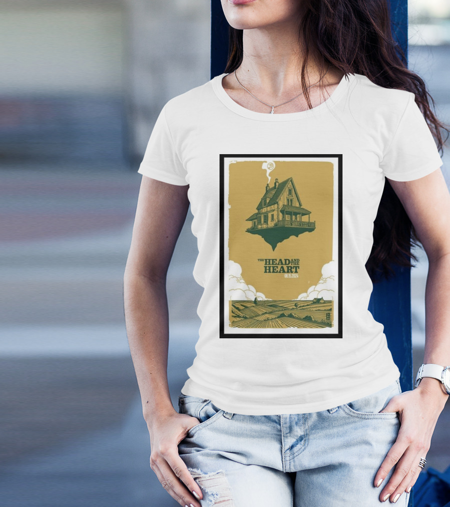 The Head And The Heart Floating House August 15 T-Shirt