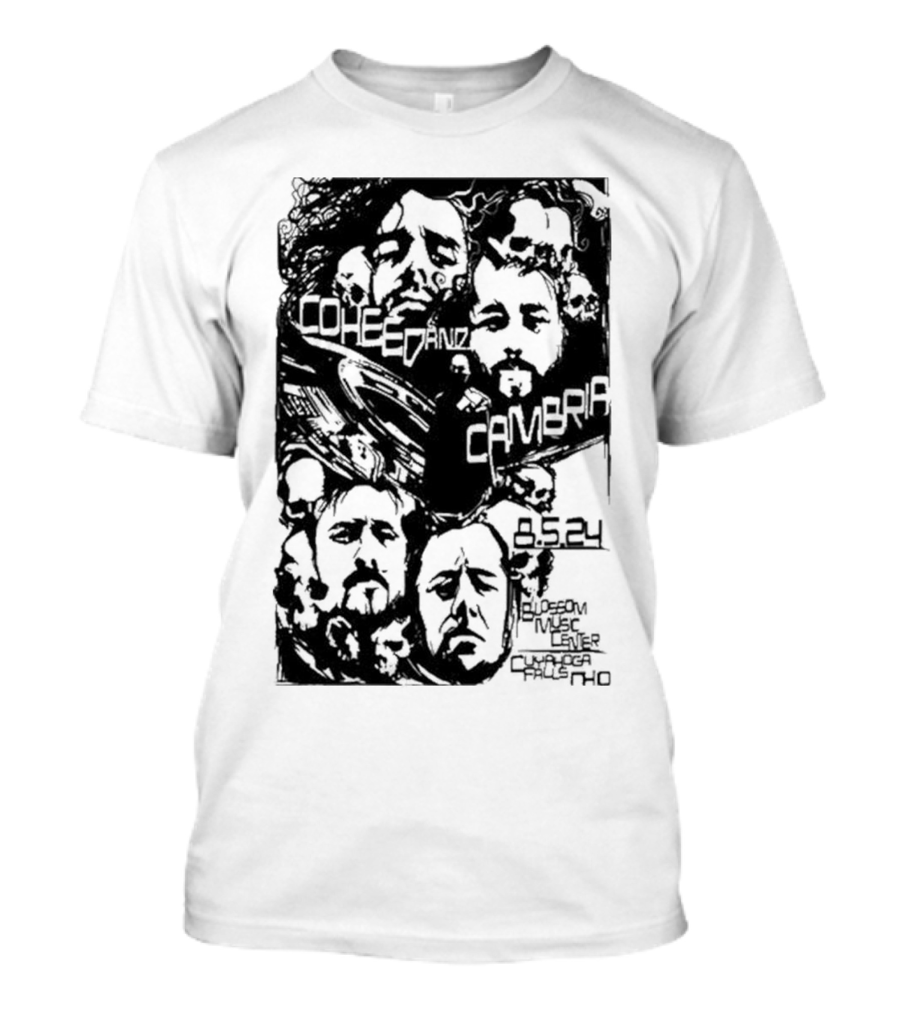 Coheed And Cambria August 5 2024 Blossom Music Center Cuyahoga Falls Event 8.5.24 T-Shirt