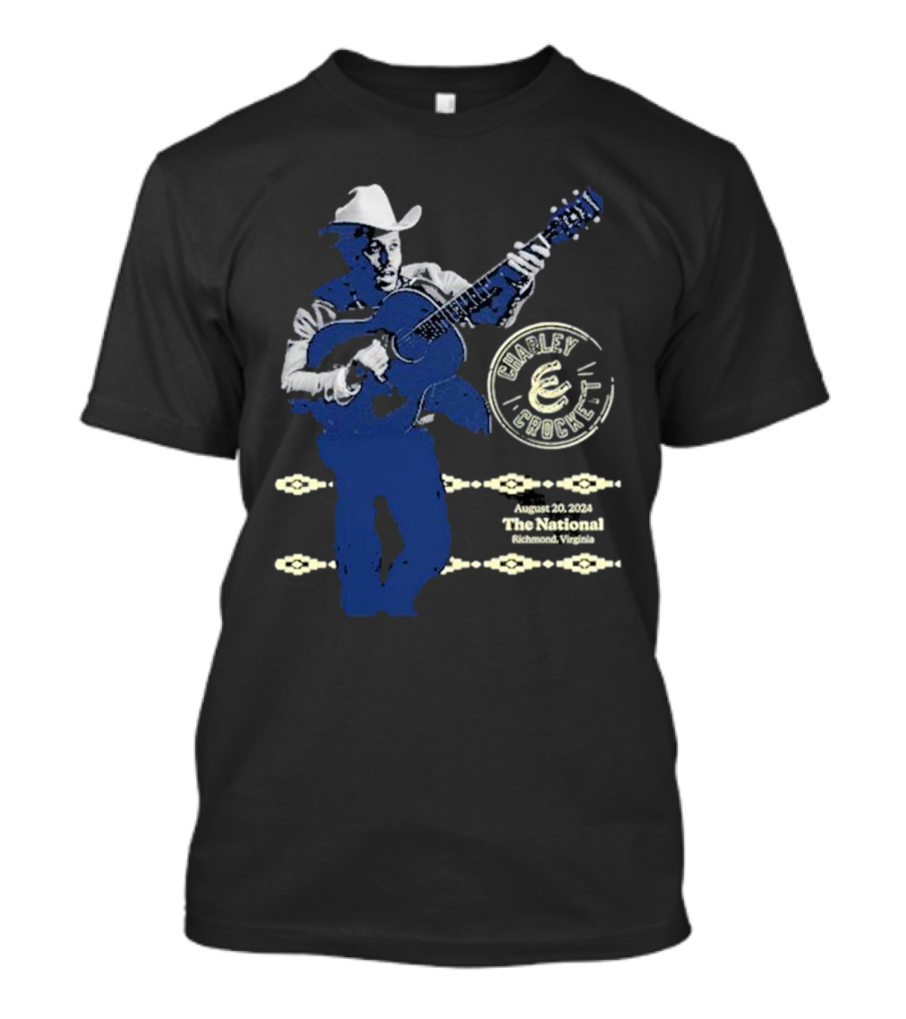 Charley Crockett Live August 20 2024 The National Richmond Virginia T-Shirt