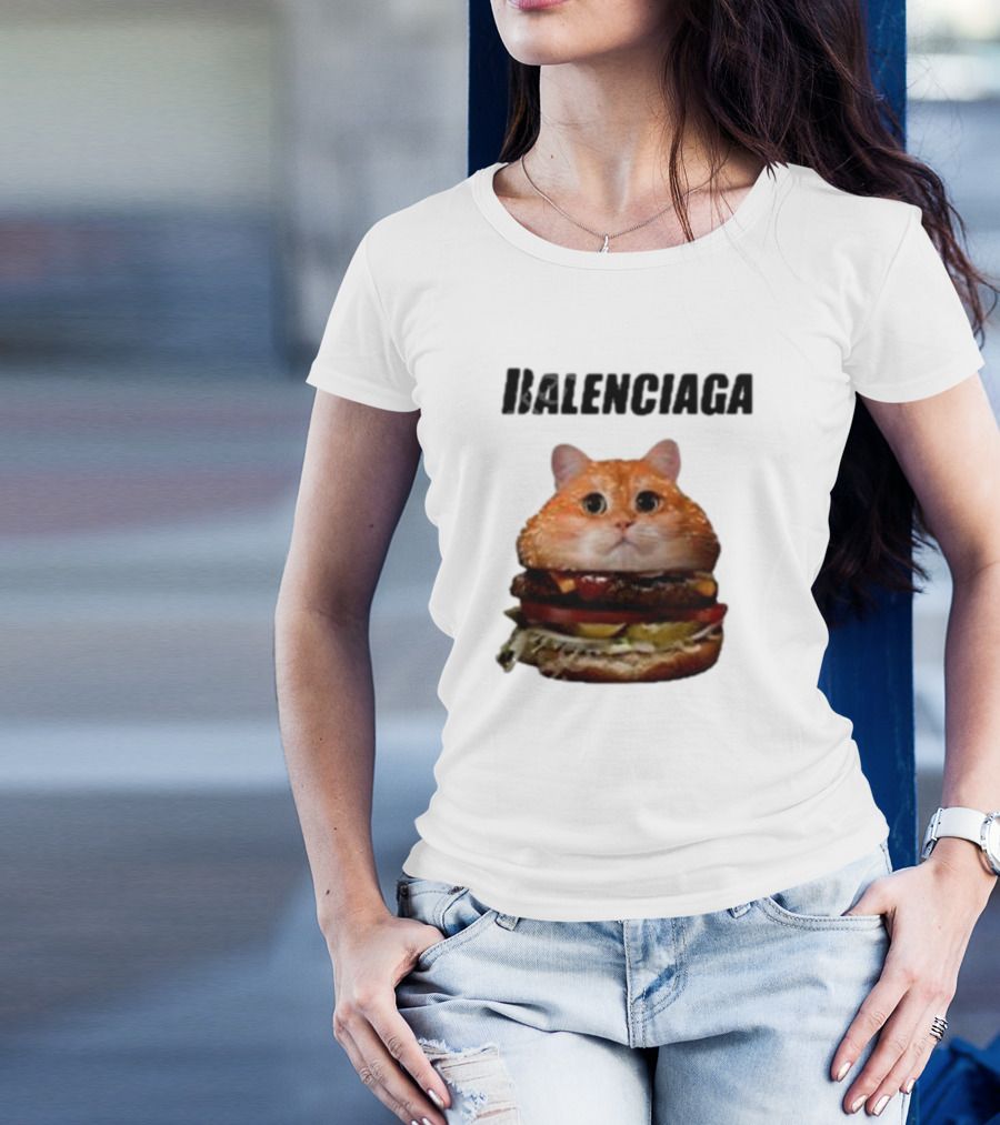 Balenciaga Burger Cat Hot T-Shirt