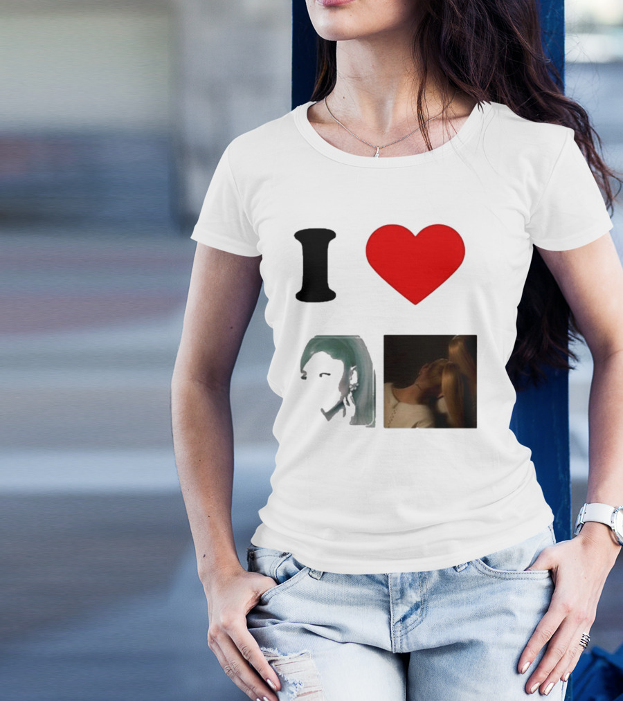 I Love Ariana Grande Cameron Fan Art Duo T-Shirt