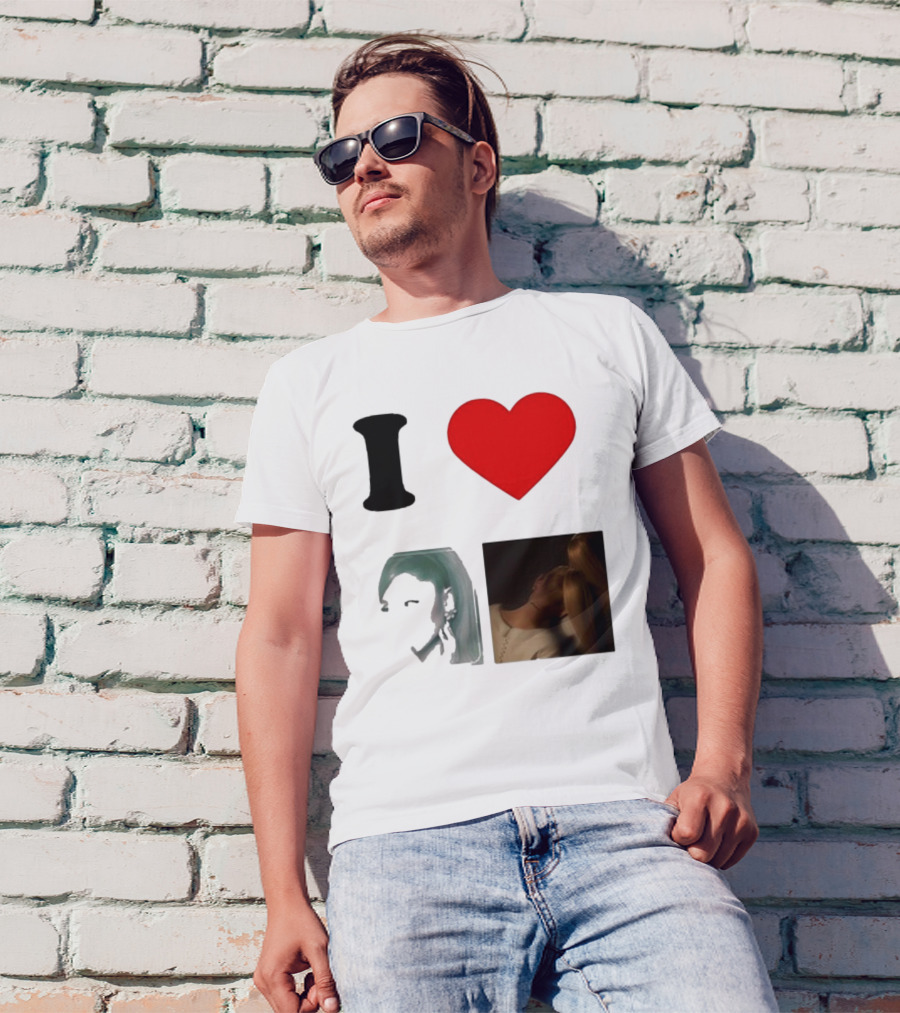 I Love Ariana Grande Cameron Fan Art Duo T-Shirt