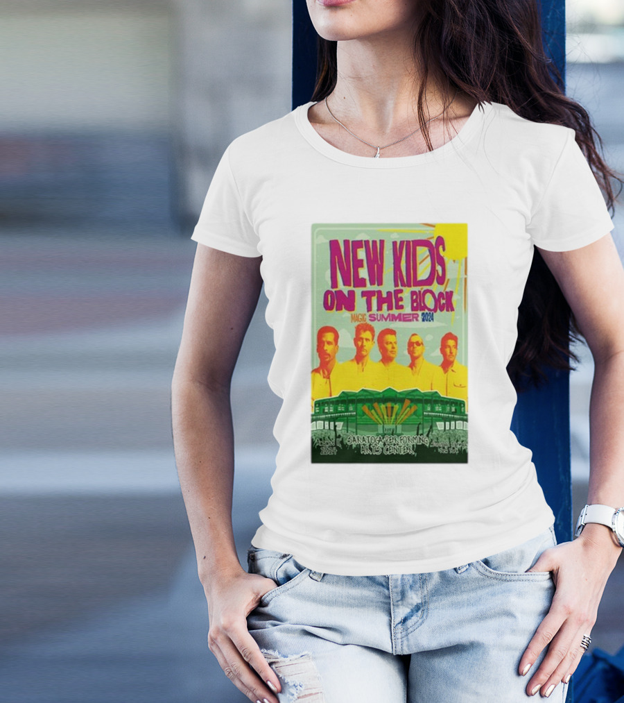 New Kids On The Block Magic Summer 2024 Saratoga Performing Arts Center T-Shirt