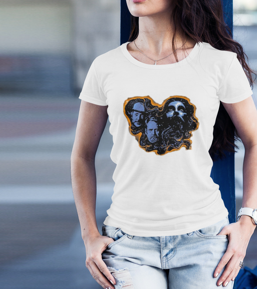 The White Buffalo A Freight Train Through The Night Faces And Mystical T-Shirt