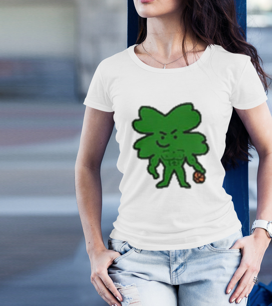 Boston Buff NBA Shamrock Basketball Player T-Shirt