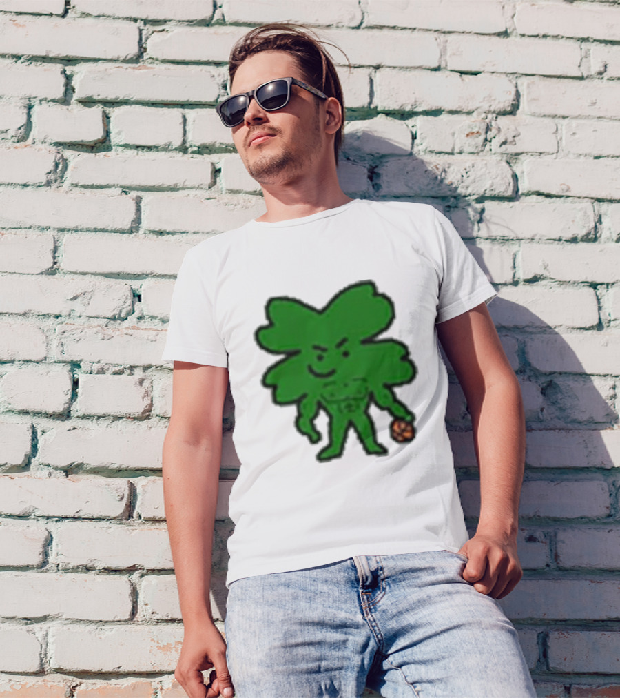 Boston Buff NBA Shamrock Basketball Player T-Shirt