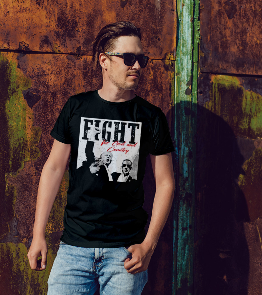 FIGHT For God And Country Trump Brenden Dilley T-Shirt