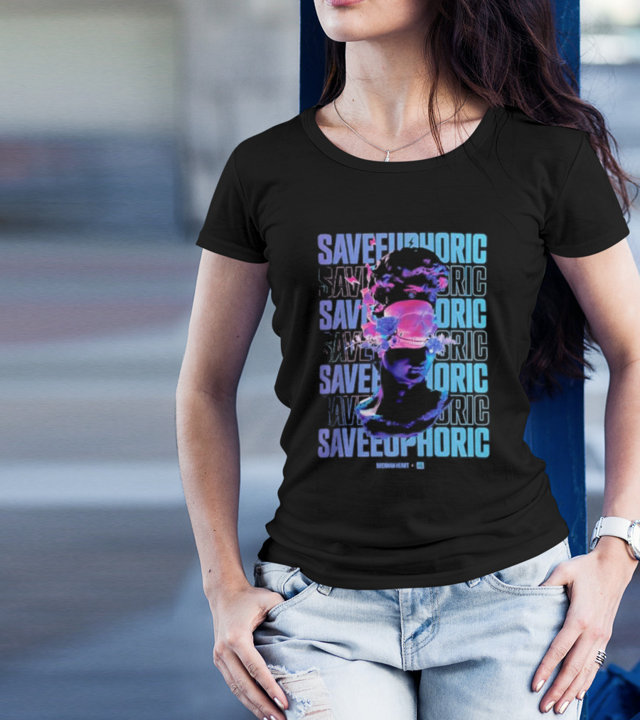 Brennan Heart Save Euphoric Multilayered Neon T-Shirt