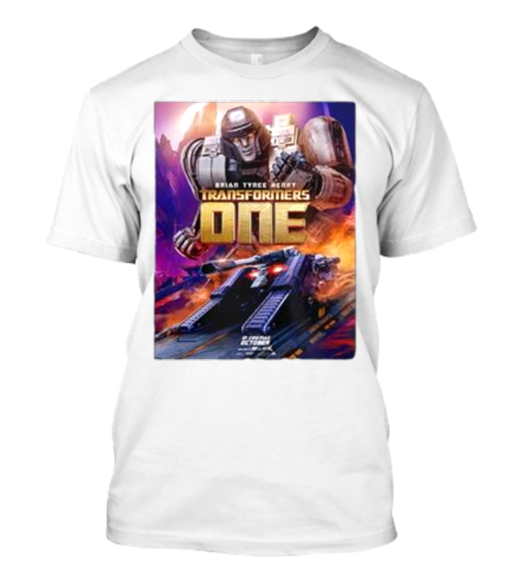 Brian Tyree Henry Transformers One Megatron Cinema October T-Shirt
