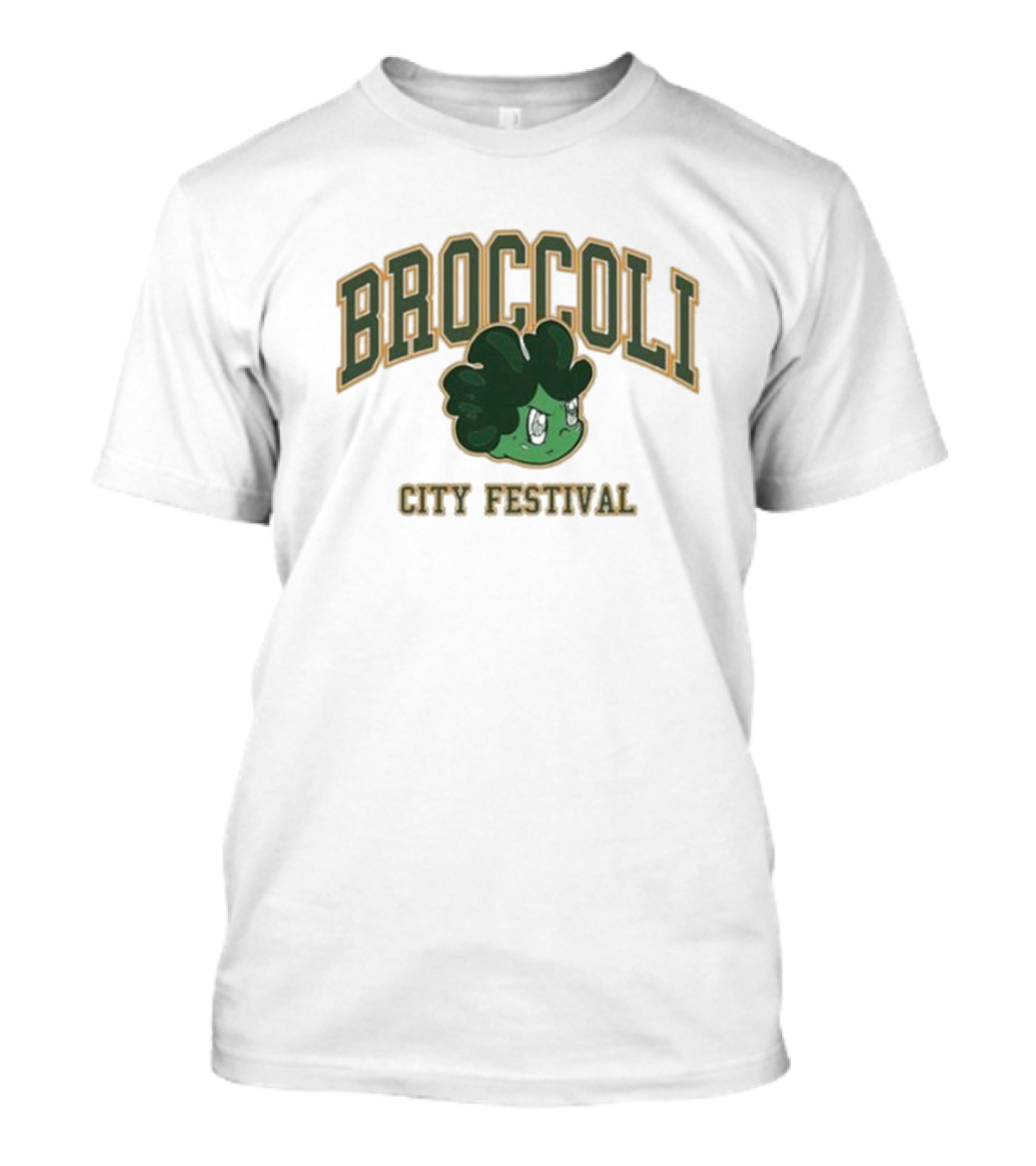 Broccoli City Festival 2024 University Custom White T-Shirt