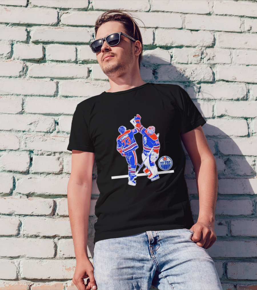 Edmonton Oilers Vinny Skinny Winny High-Five T-Shirt