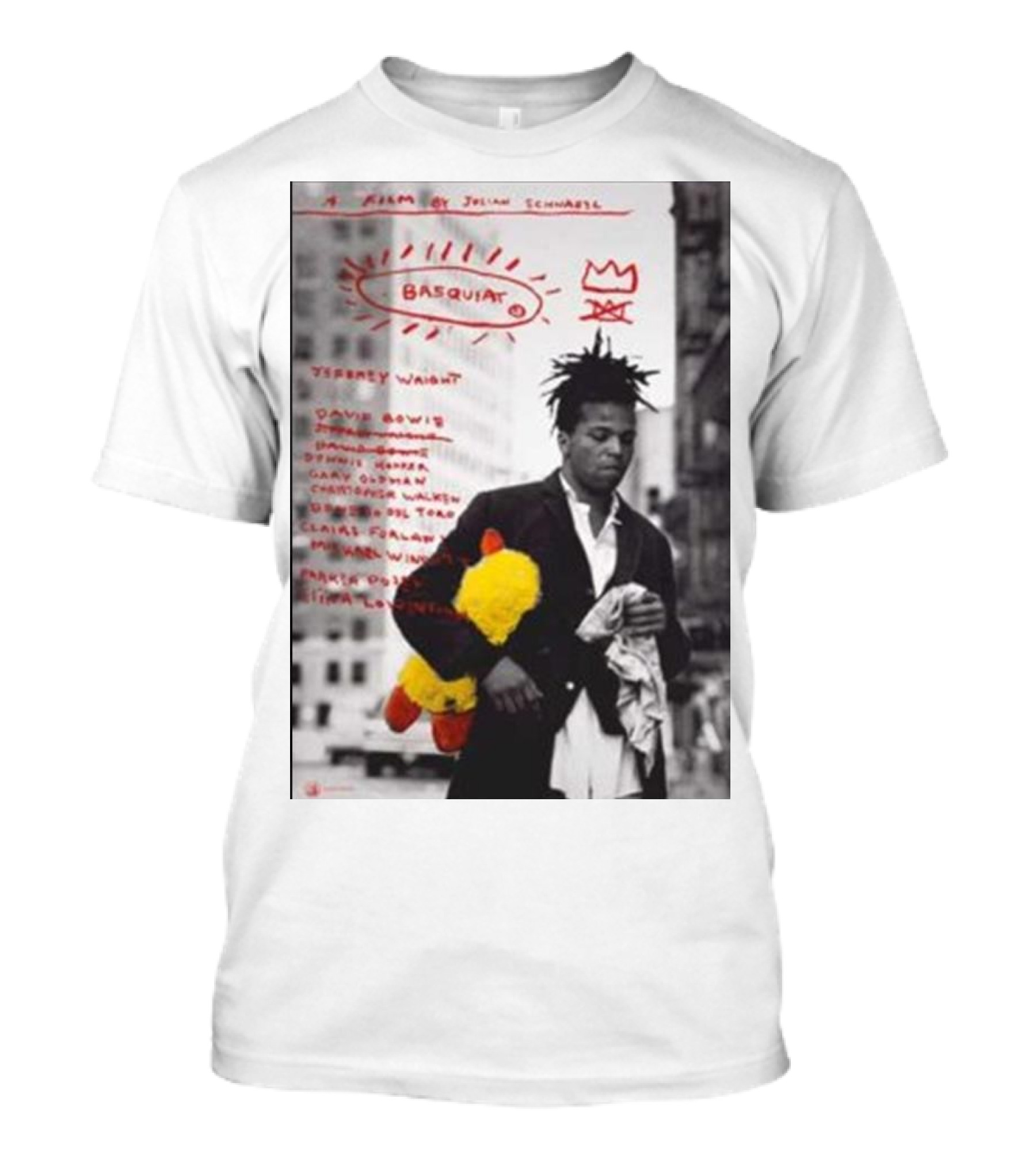 Film Poster Basquiat Featuring Jeffrey Wright Artwork By Julian Schnabel T-Shirt
