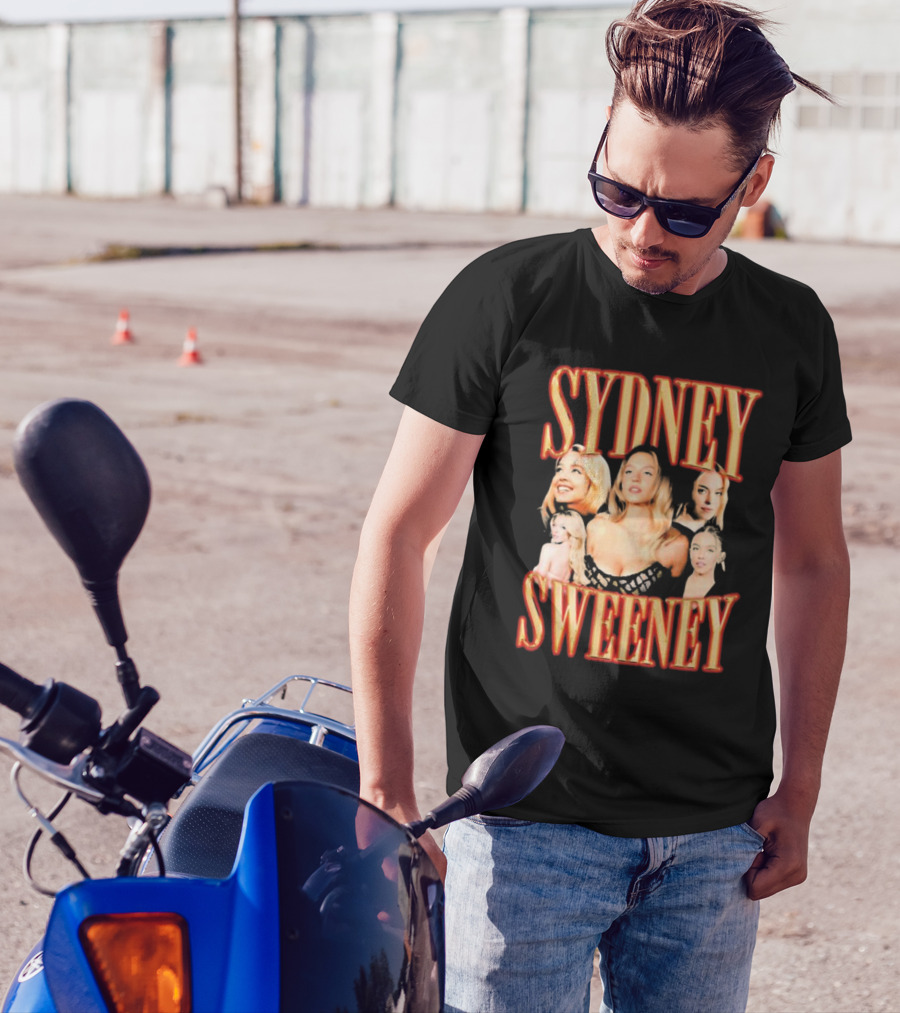 Sydney Sweeney Retro Collage Friday Beers T-Shirt