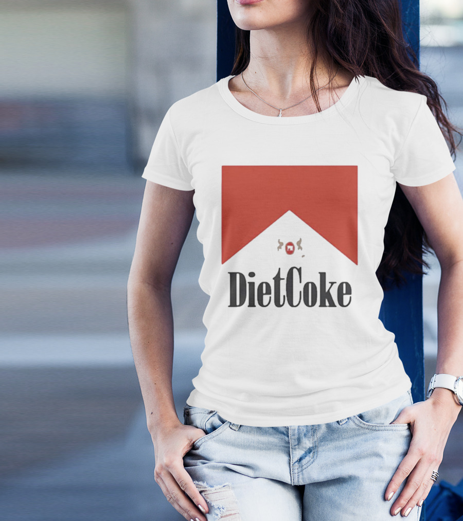 Diet Coke Marlboro Parody Cigarettes T-Shirt